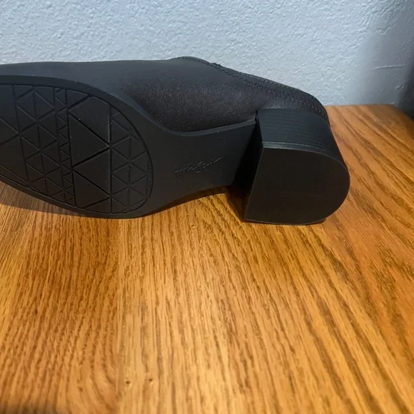 New LifeStride Womens Dina Slip On Block Heel Boot Shooties Brown Size 6 Wide - Picture 4 of 6